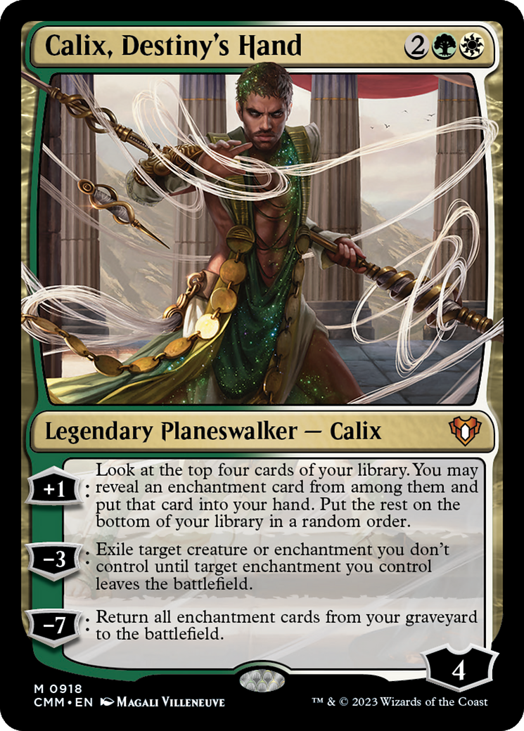 Calix, Destiny's Hand [Commander Masters] | Silver Goblin