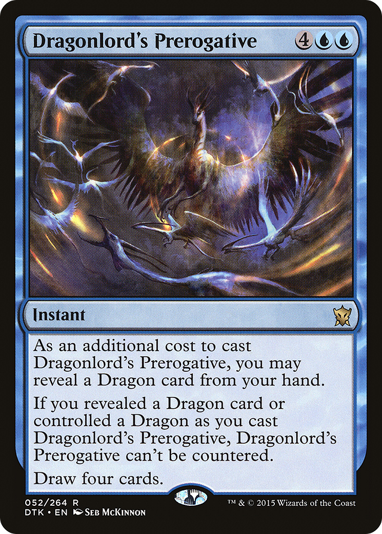 Dragonlord's Prerogative (052) - Dragons of Tarkir