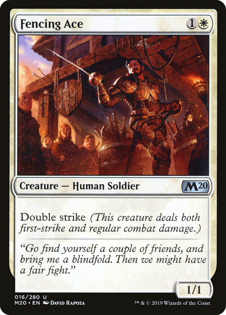 Fencing Ace (016) - Core Set 2020