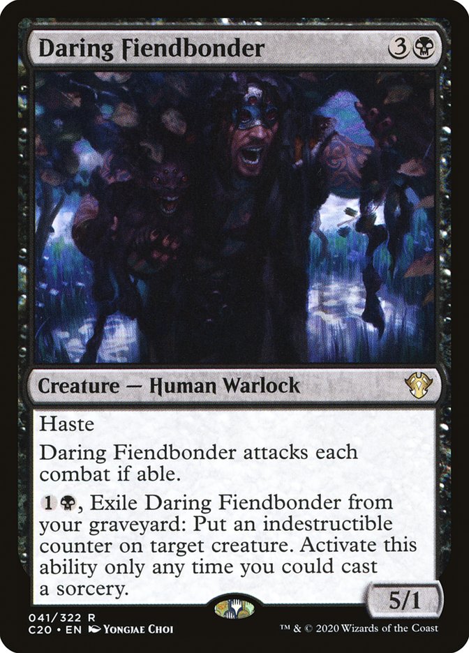 Daring Fiendbonder [Commander 2020] | Silver Goblin