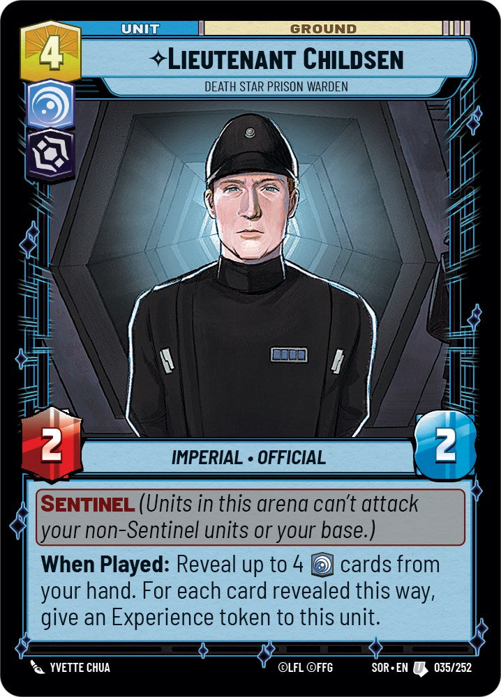 Lieutenant Childsen - Death Star Prison Warden (035/252) [Spark of Rebellion] | Silver Goblin