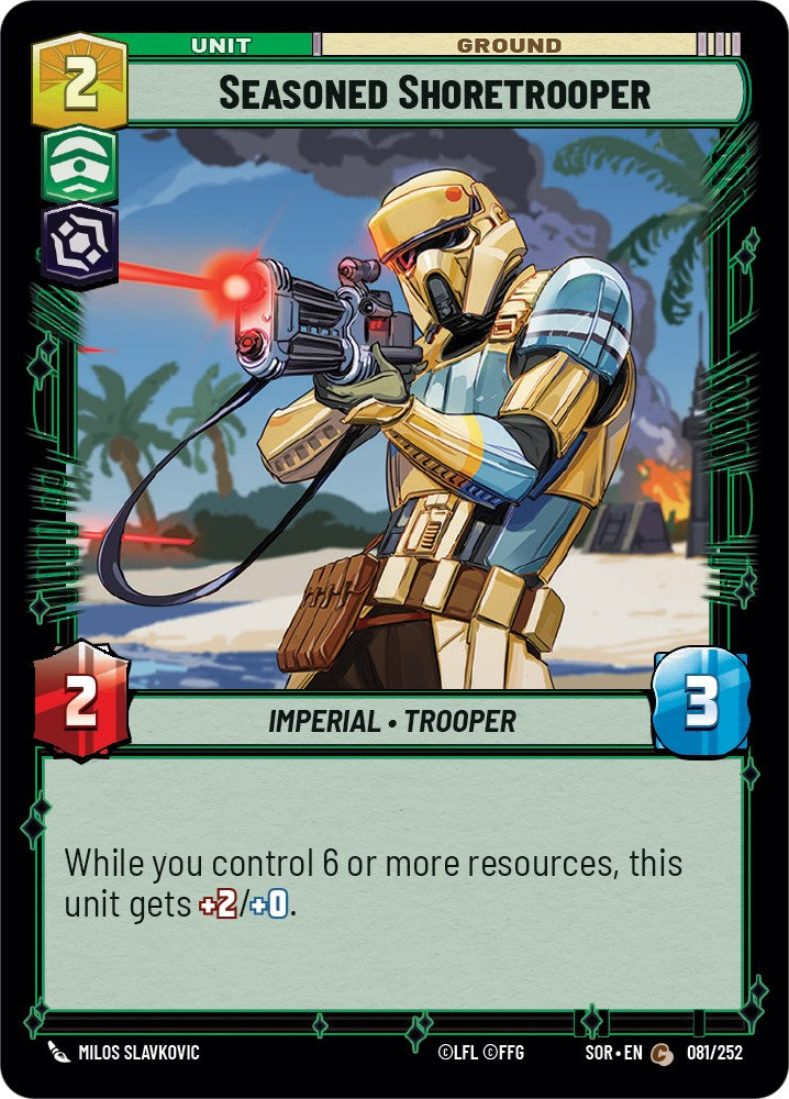 Seasoned Shoretrooper (081/252) [Spark of Rebellion] | Silver Goblin