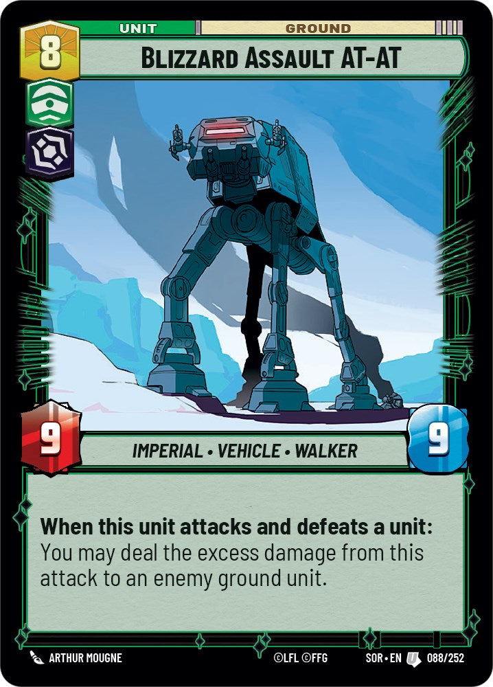 Blizzard Assault AT-AT (088/252) [Spark of Rebellion] | Silver Goblin