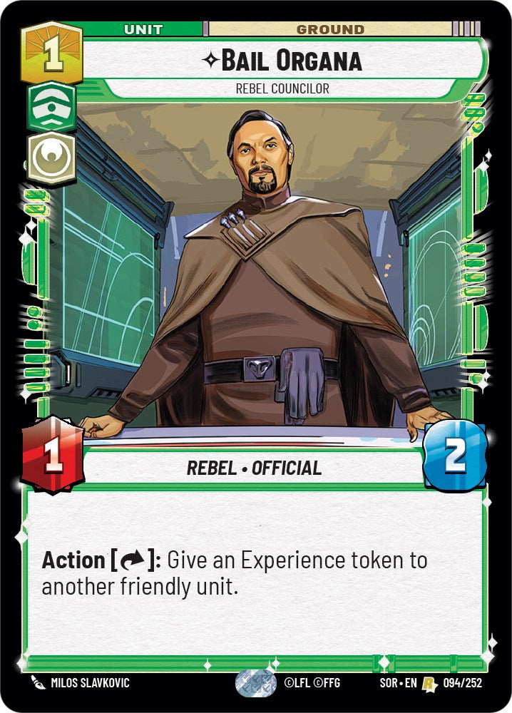 Bail Organa - Rebel Councilor (094/252) [Spark of Rebellion] | Silver Goblin