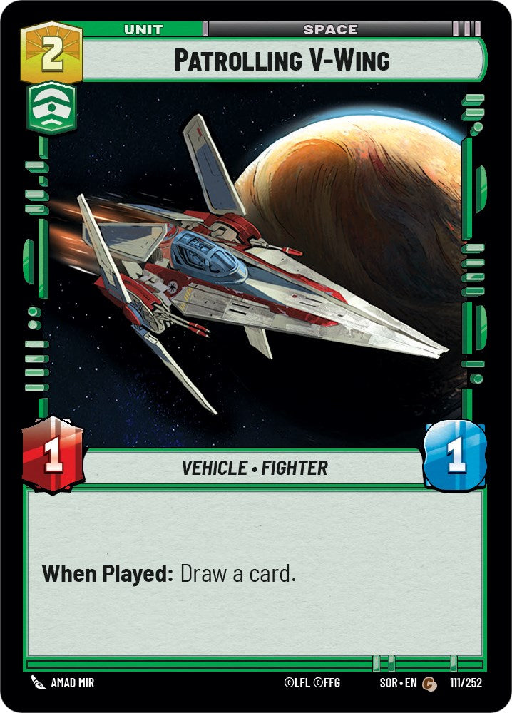 Patrolling V-Wing (111/252) [Spark of Rebellion] | Silver Goblin