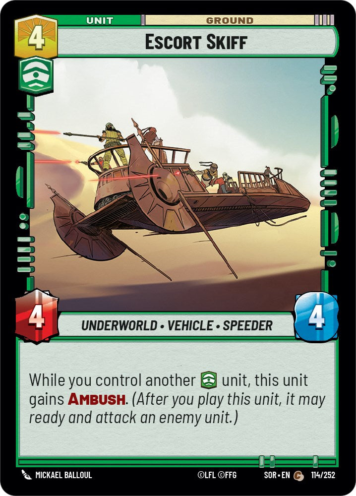 Escort Skiff (114/252) [Spark of Rebellion] | Silver Goblin