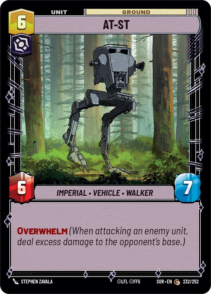 AT-ST (232/252) [Spark of Rebellion] | Silver Goblin