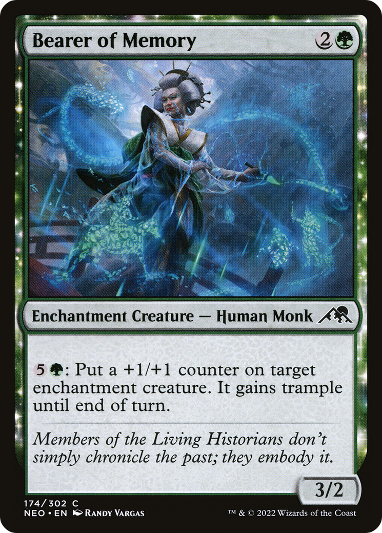 Bearer of Memory (174) Foil - Kamigawa: Neon Dynasty