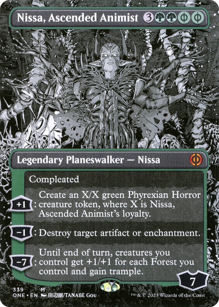 Nissa, Ascended Animist (Showcase) (339) Foil - Phyrexia: All Will Be One