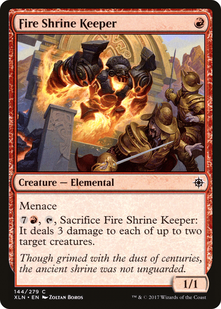 Fire Shrine Keeper (144) - Ixalan