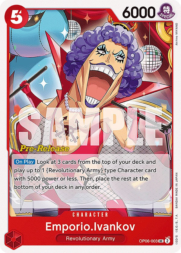 Emporio.Ivankov [Wings of the Captain Pre-Release Cards] | Silver Goblin