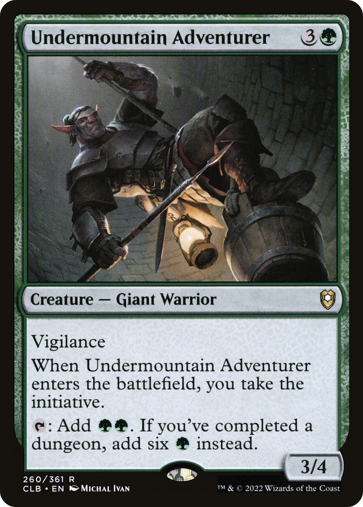 Undermountain Adventurer (260) - Commander Legends: Battle for Baldur's Gate