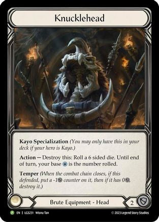 Knucklehead (LGS231) Rainbow Foil - FaB Promos