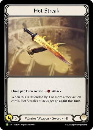 Hot Streak (LGS241) Rainbow Foil - FaB Promos