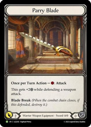 Parry Blade (LGS242) Rainbow Foil - FaB Promos