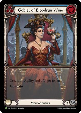 Goblet of Bloodrun Wine (LGS247) Rainbow Foil - FaB Promos