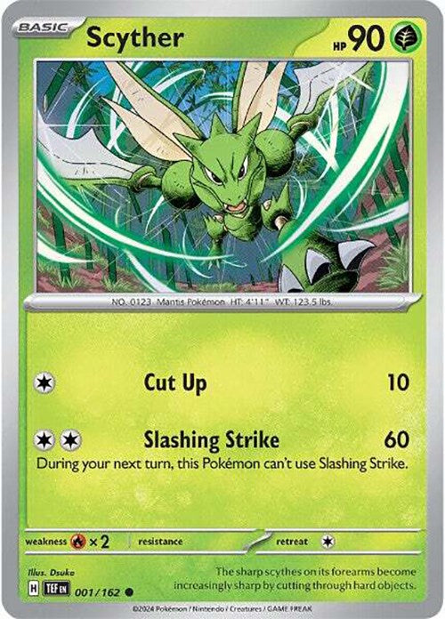 Scyther (001/162) [Scarlet & Violet: Temporal Forces] | Silver Goblin