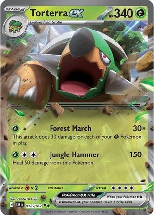 Torterra ex - 012/162 (12) Holofoil - SV05 Temporal Forces