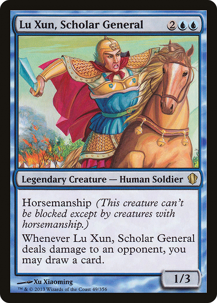 Lu Xun, Scholar General (049) - Commander 2013