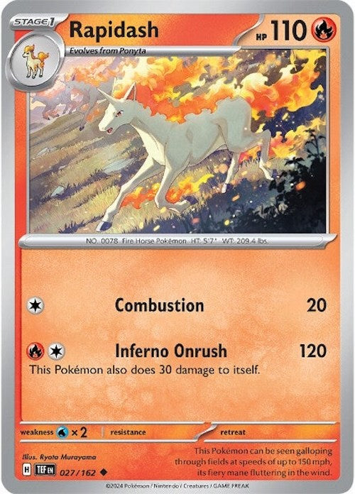 Rapidash (027/162) [Scarlet & Violet: Temporal Forces] | Silver Goblin