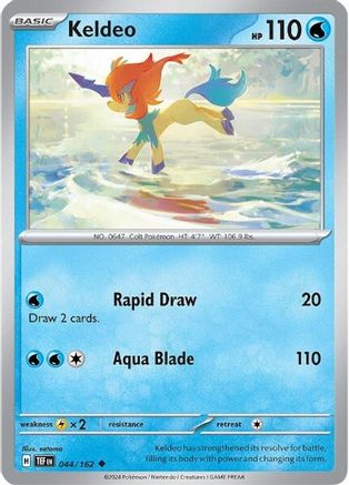 Keldeo (044/162) [Scarlet & Violet: Temporal Forces] | Silver Goblin