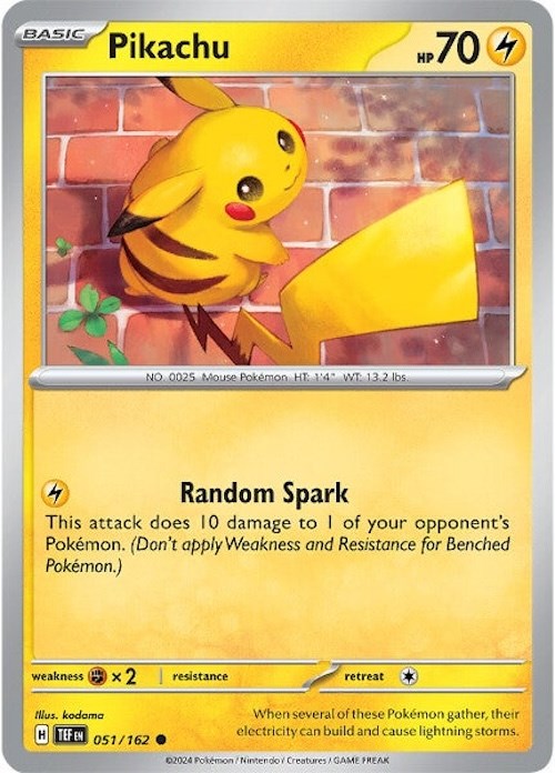 Pikachu (051/162) [Scarlet & Violet: Temporal Forces] | Silver Goblin