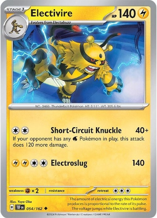 Electivire (054/162) [Scarlet & Violet: Temporal Forces] | Silver Goblin