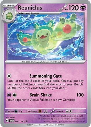 Reuniclus - 072/162 (72) - SV05 Temporal Forces