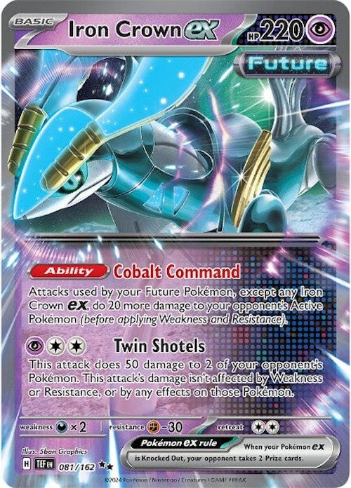 Iron Crown ex (081/162) [Scarlet & Violet: Temporal Forces] | Silver Goblin