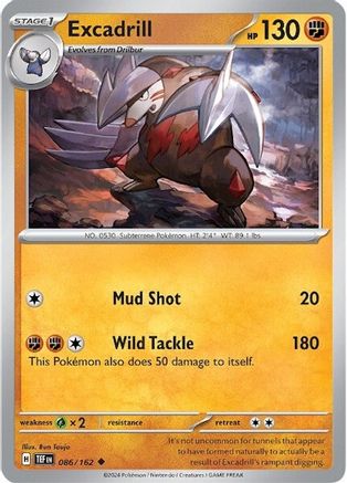Excadrill - 086/162 (86) - SV05 Temporal Forces