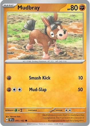 Mudbray (091/162) [Scarlet & Violet: Temporal Forces] | Silver Goblin