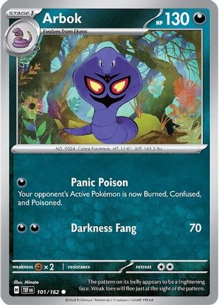 Arbok (101/162) [Scarlet & Violet: Temporal Forces] | Silver Goblin