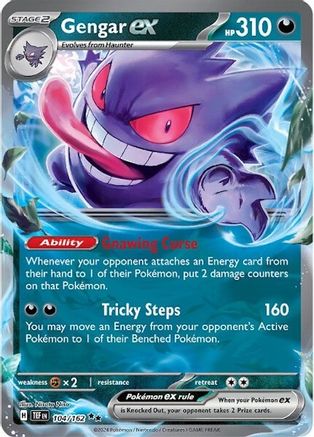 Gengar ex - 104/162 (104) Holofoil - SV05 Temporal Forces