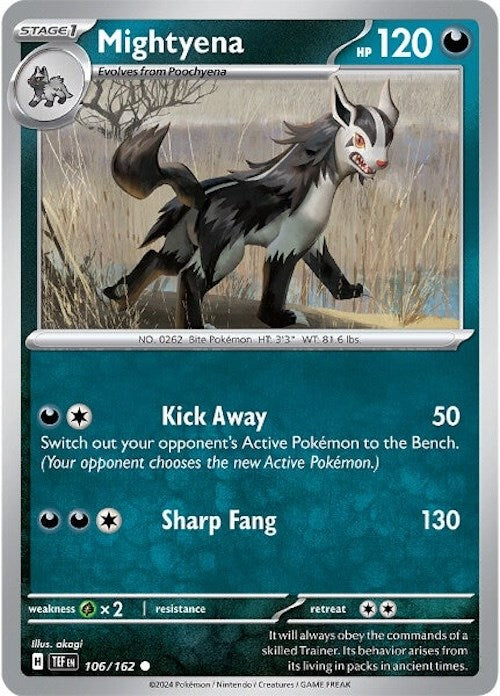 Mightyena (106/162) [Scarlet & Violet: Temporal Forces] | Silver Goblin