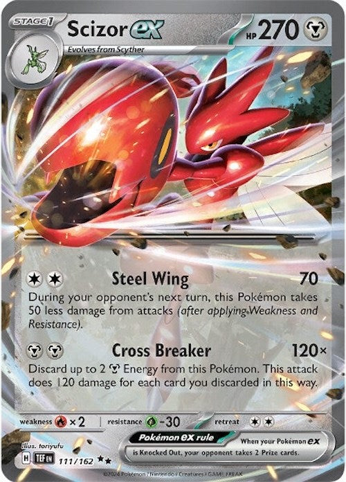 Scizor ex (111/162) [Scarlet & Violet: Temporal Forces] | Silver Goblin