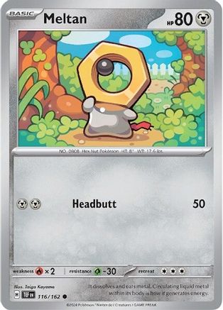 Meltan (116/162) [Scarlet & Violet: Temporal Forces] | Silver Goblin