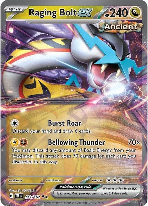 Raging Bolt ex (123/162) [Scarlet & Violet: Temporal Forces] | Silver Goblin