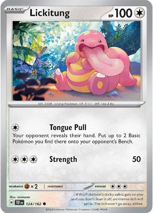 Lickitung (124/162) [Scarlet & Violet: Temporal Forces] | Silver Goblin