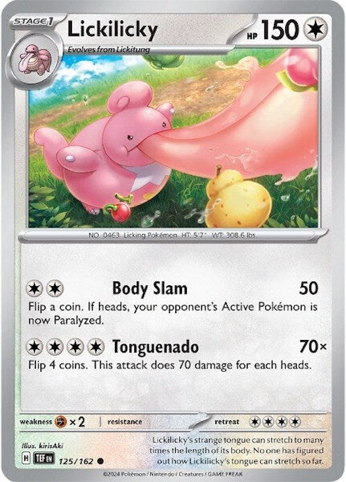 Lickilicky (125/162) [Scarlet & Violet: Temporal Forces] | Silver Goblin