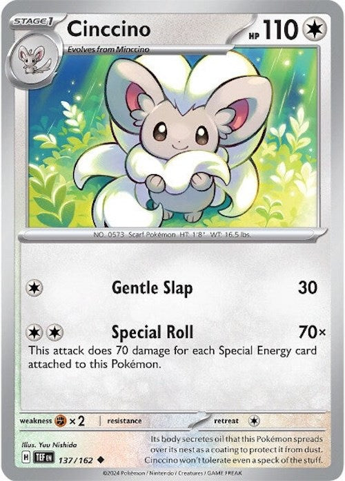 Cinccino (137/162) [Scarlet & Violet: Temporal Forces] | Silver Goblin