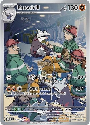 Excadrill - 174/162 (174) Holofoil - SV05 Temporal Forces