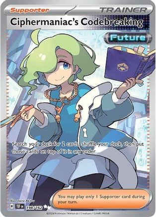 Ciphermaniac's Codebreaking - 198/162 (198) Holofoil - SV05 Temporal Forces