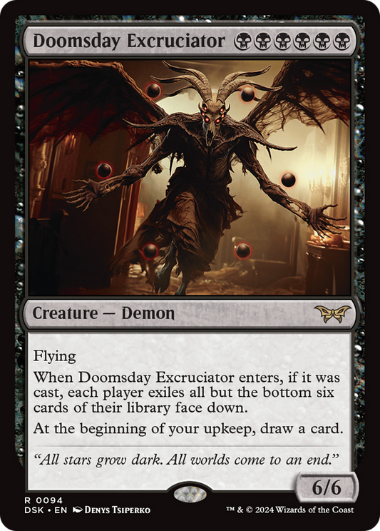 Doomsday Excruciator [Duskmourn: House of Horror] Foil