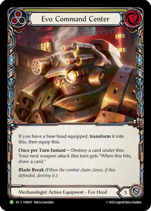 Evo Command Center (FAB207) Rainbow Foil - FaB Promos