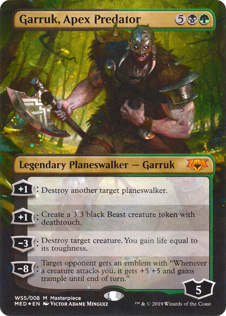 Garruk, Apex Predator (WS5) Foil - Mythic Edition