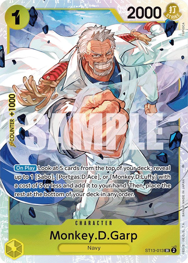 Monkey.D.Garp [Ultra Deck: The Three Brothers] | Silver Goblin