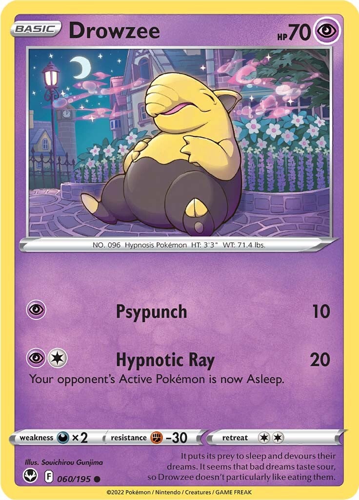 Drowzee (060/195) [Sword & Shield: Silver Tempest] | Silver Goblin