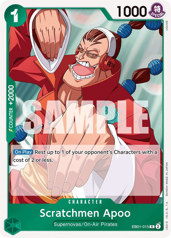 Scratchmen Apoo [Extra Booster: Memorial Collection] | Silver Goblin