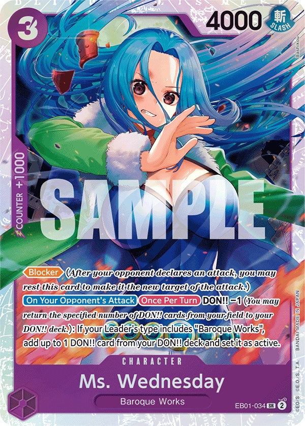 Ms. Wednesday [Extra Booster: Memorial Collection] | Silver Goblin