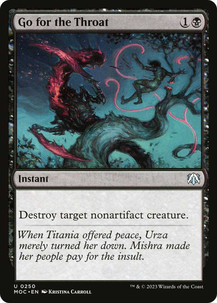 Go for the Throat (250) - March of the Machine Commander